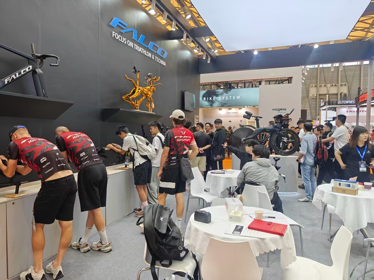 Day 1 at the Falco Cycle Show and the energy was unreal!