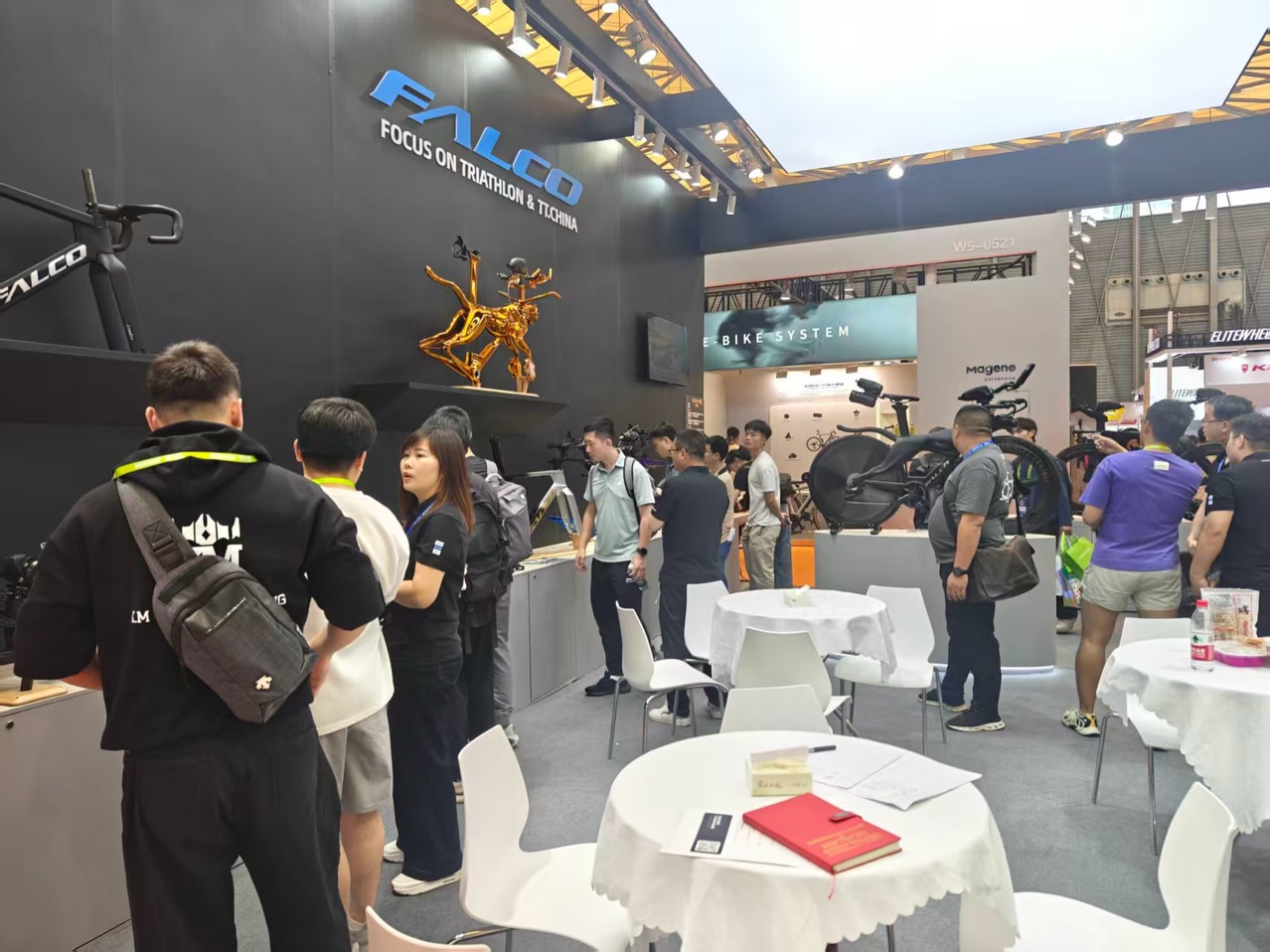Day 1 at the Falco Cycle Show and the energy was unreal!